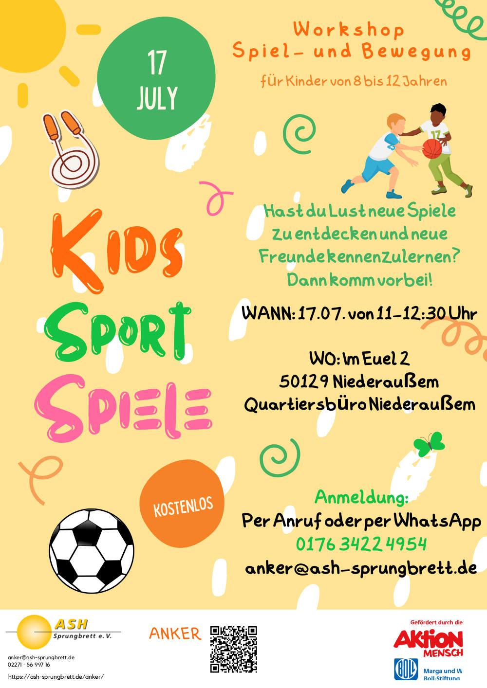 2023 07 17 ANKER Workshop Spiele Sport Niederaußem