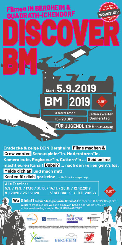 Flyer Karte DiscoverBM 2019