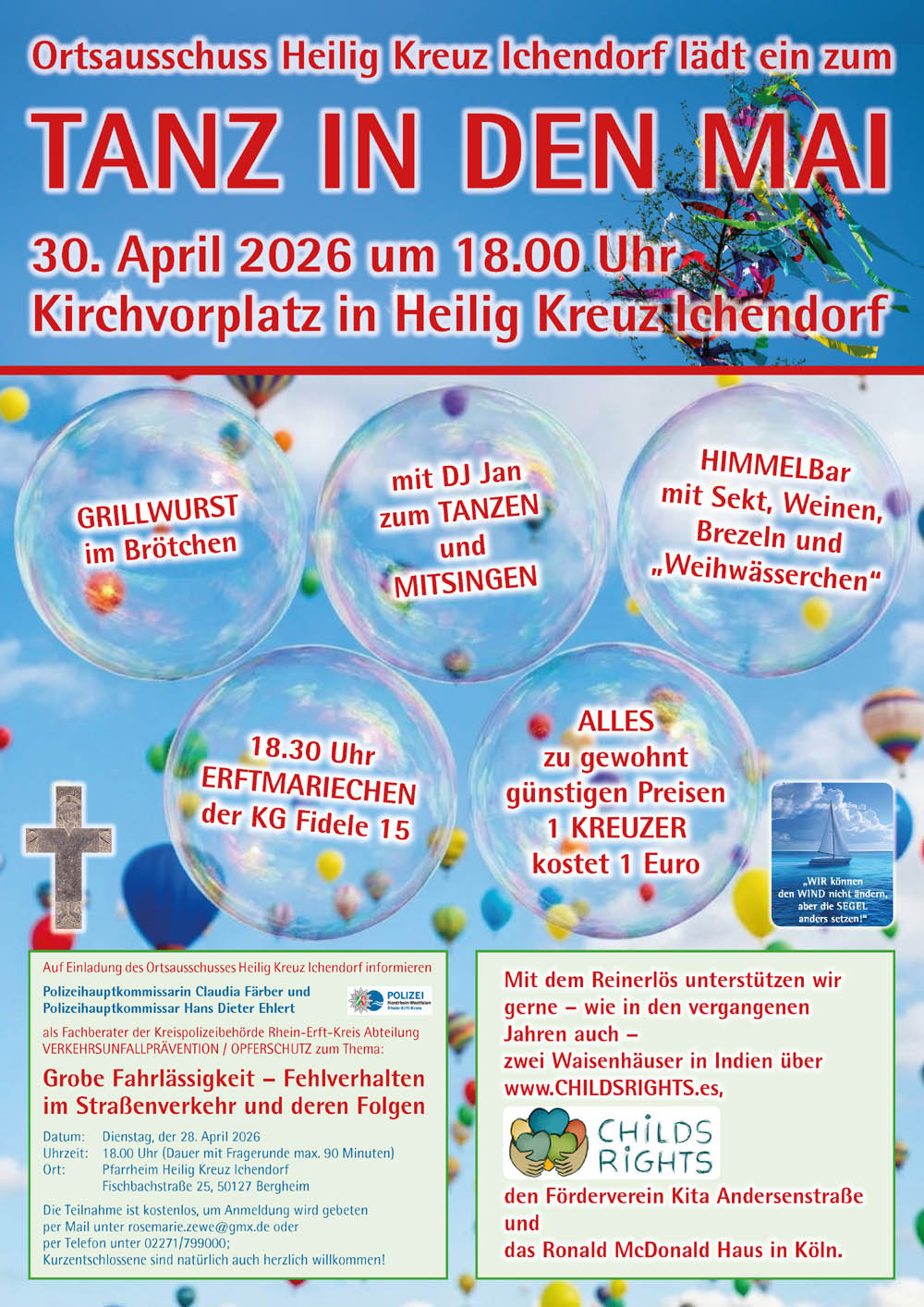 2026 05 Heilig Kreuz Plakat Tanz in den Mai